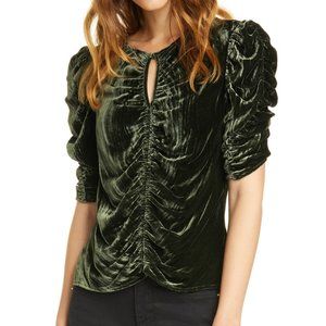 FRAME Kate Shirred Top - Velvet